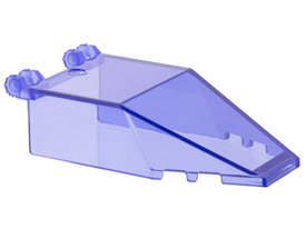 LEGO® los onderdeel Voorruit Doorzichtig Paars 54695