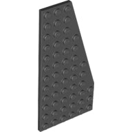 Plaatje in Gallery viewer laden, LEGO® los onderdeel Wig Plaat in kleur Zwart 30356