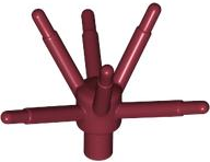 LEGO® los onderdeel Plant & Struik in kleur Donkerrood 19119