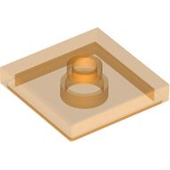 LEGO® los onderdeel Plaat Aangepast Doorzichtig Oranje 87580