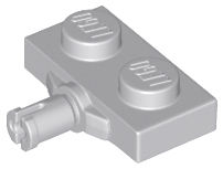 LEGO® Plaat Aangepast Licht Blauwachtig Grijs 66897