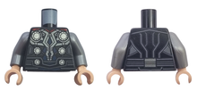 Plaatje in Gallery viewer laden, LEGO® los onderdeel Lijf met Motief Zwart 973pb4736c01