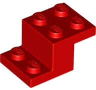 LEGO® los onderdeel Beugel in kleur Rood 73562