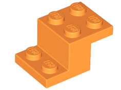 LEGO® los onderdeel Beugel in kleur Oranje 73562