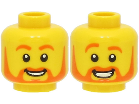 LEGO® los onderdeel Hoofd in kleur Geel 3626cpb3044