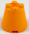 LEGO® los onderdeel Kegel in kleur Oranje 6233