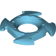 Plaatje in Gallery viewer laden, LEGO® los onderdeel Ring in kleur Medium Azuurblauw 98341