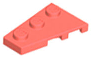 LEGO® los onderdeel Wig Plaat in kleur Koraal 43723