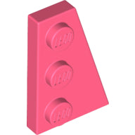 LEGO® los onderdeel Wig Plaat in kleur Koraal 43722
