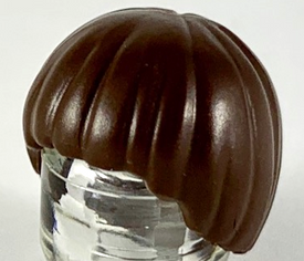 LEGO® los onderdeel Haar in kleur Donker Bruin 55532
