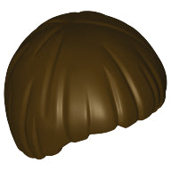 LEGO® los onderdeel Haar in kleur Donker Bruin 55532