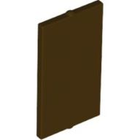 LEGO® los onderdeel Venster, Ruit en Luik Donker Bruin 60602