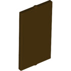 LEGO® los onderdeel Venster, Ruit en Luik Donker Bruin 60602