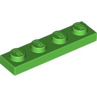 LEGO® los onderdeel Plaat Algemeen in kleur Fel Groen 3710