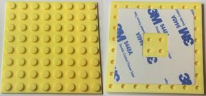 LEGO® onderdeel Plaat Aangepast Helder Lichtgeel 79759c01