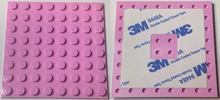 Plaatje in Gallery viewer laden, LEGO® los onderdeel Plaat Aangepast Fel Roze 79759c01