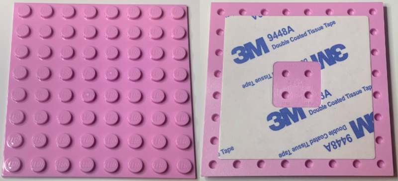 LEGO® los onderdeel Plaat Aangepast Fel Roze 79759c01