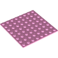 LEGO® los onderdeel Plaat Aangepast Fel Roze 79759c01