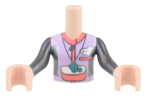 LEGO® los onderdeel Romp in kleur Lichte Noga FTGpb370c01