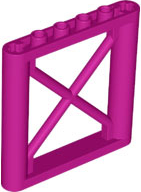 LEGO® los onderdeel Steunpilaar in kleur Magenta 64448
