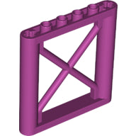 Plaatje in Gallery viewer laden, LEGO® los onderdeel Steunpilaar in kleur Magenta 64448