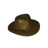 Plaatje in Gallery viewer laden, LEGO® los onderdeel Hoofddeksels in kleur Donker Bruin 61506
