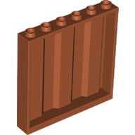 Plaatje in Gallery viewer laden, LEGO® los onderdeel Paneel in kleur Donker Oranje 23405