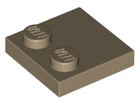 LEGO® los onderdeel Tegel Aangepast Donker Geelbruin 33909