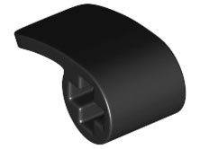 LEGO® los onderdeel Technisch Paneel in kleur Zwart 89679