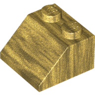 LEGO® los onderdeel Dakpan Algemeen in kleur Parel Goud 3039