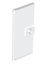 Plaatje in Gallery viewer laden, LEGO® los onderdeel Deur in kleur Wit 80683