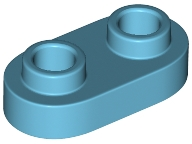 LEGO® los onderdeel Plaat Rond Medium Azuurblauw 35480