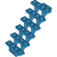 LEGO® los onderdeel Trap in kleur Donker Azuurblauw 30134