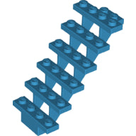 Plaatje in Gallery viewer laden, LEGO® los onderdeel Trap in kleur Donker Azuurblauw 30134