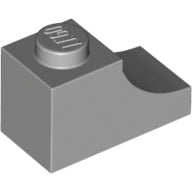 Plaatje in Gallery viewer laden, LEGO® los onderdeel Steen Boog Licht Blauwachtig Grijs 78666