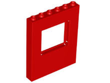 Plaatje in Gallery viewer laden, LEGO® los onderdeel Paneel in kleur Rood 15627