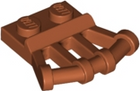 LEGO® los onderdeel Plaat Aangepast Donker Oranje 92692