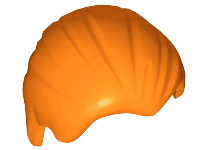 Plaatje in Gallery viewer laden, LEGO® los onderdeel Haar in kleur Oranje 92081
