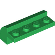 LEGO® los onderdeel Dakpan Gebogen in kleur Groen 6081