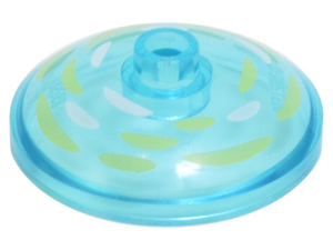 LEGO® Schaal met Motief Doorzichtig Lichtblauw 43898pb011