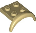 LEGO® los onderdeel Spatbord in kleur Geelbruin 49097