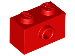 LEGO® los onderdeel Steen Aangepast in kleur Rood 86876