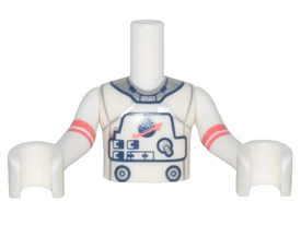 LEGO® los onderdeel Romp in kleur Wit FTBpb070c01