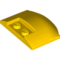 LEGO® los onderdeel Wig in kleur Geel 93604