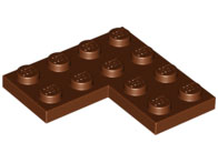 Plaatje in Gallery viewer laden, LEGO® los onderdeel Plaat Algemeen Roodachtig Bruin 2639