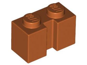 LEGO® los onderdeel Steen Aangepast Donker Oranje 4216