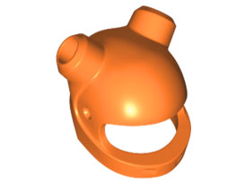 LEGO® los onderdeel Hoofddeksels in kleur Oranje 82252