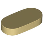 LEGO® los onderdeel Tegel Rond in kleur Geelbruin 1126