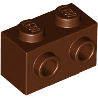 LEGO® los onderdeel Steen Aangepast Roodachtig Bruin 11211