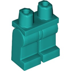 LEGO® los onderdeel Benen in kleur Donker Turkoois 970c00